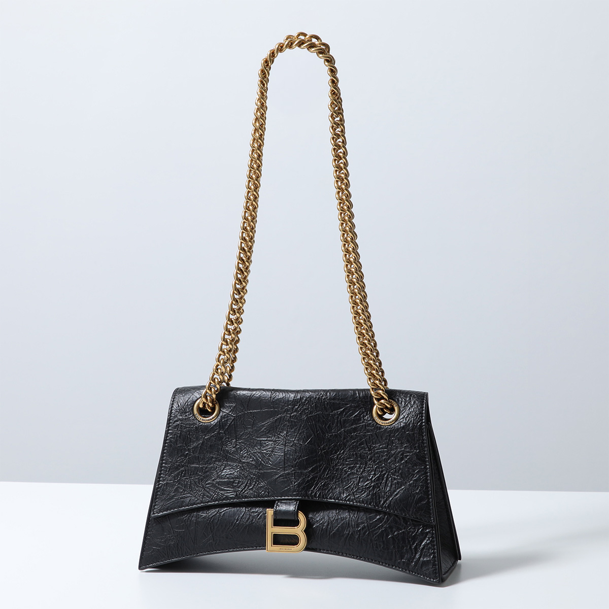 バレンシアガ  716351 Crush Chain Bag キルテッドチェーンストラップショルダーバッグ レディース SMALL BALENCIAGA（バレンシアガ） ハンドバッグ CRUSH クラッシュ 716351