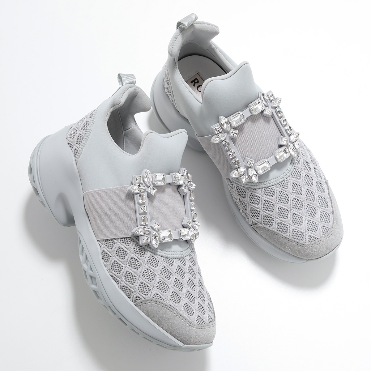 Roger Vivier（ロジェヴィヴィエ） スニーカー VIV RUN STRASS BUCKLE