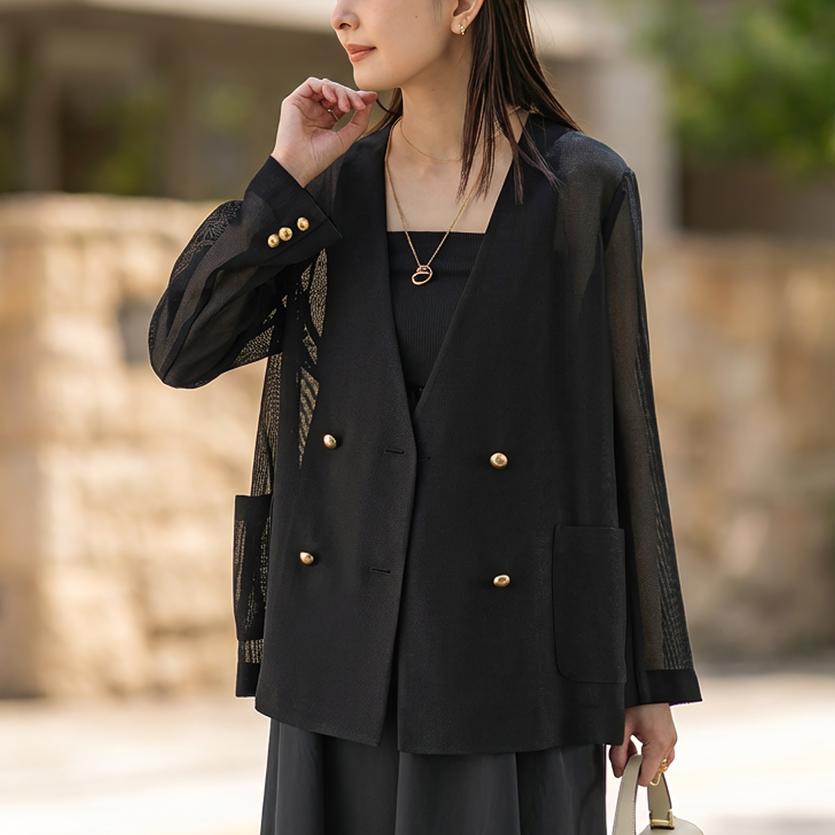 digne.no colorlessジャケット黒 商品 – digne.online