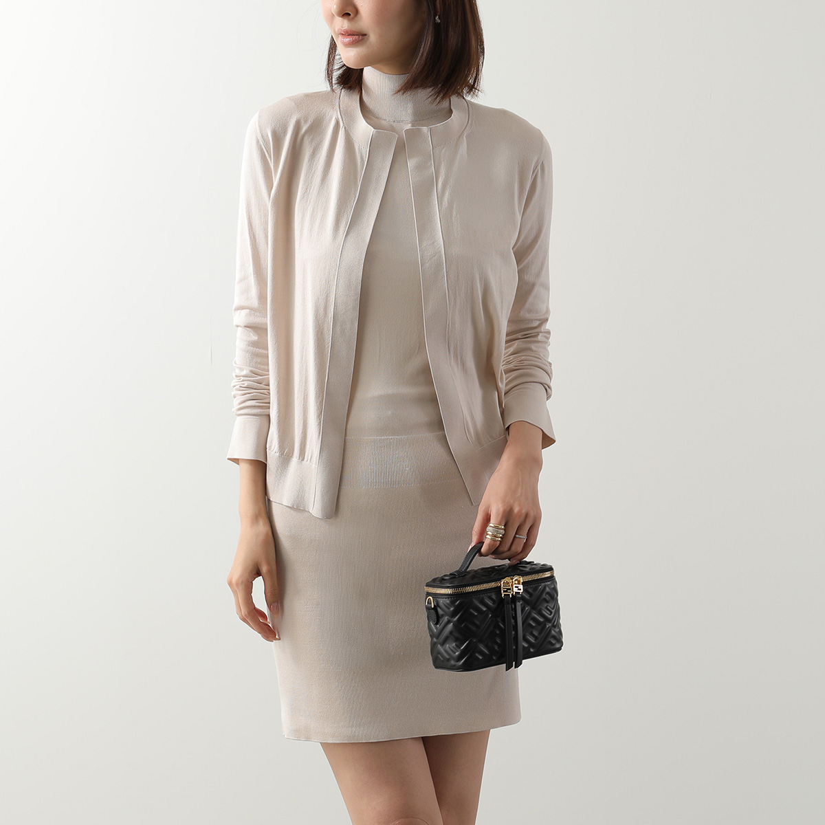 FENDI（フェンディ） ワンピース FZDB05 ANJF レディース 長袖 ミニ丈