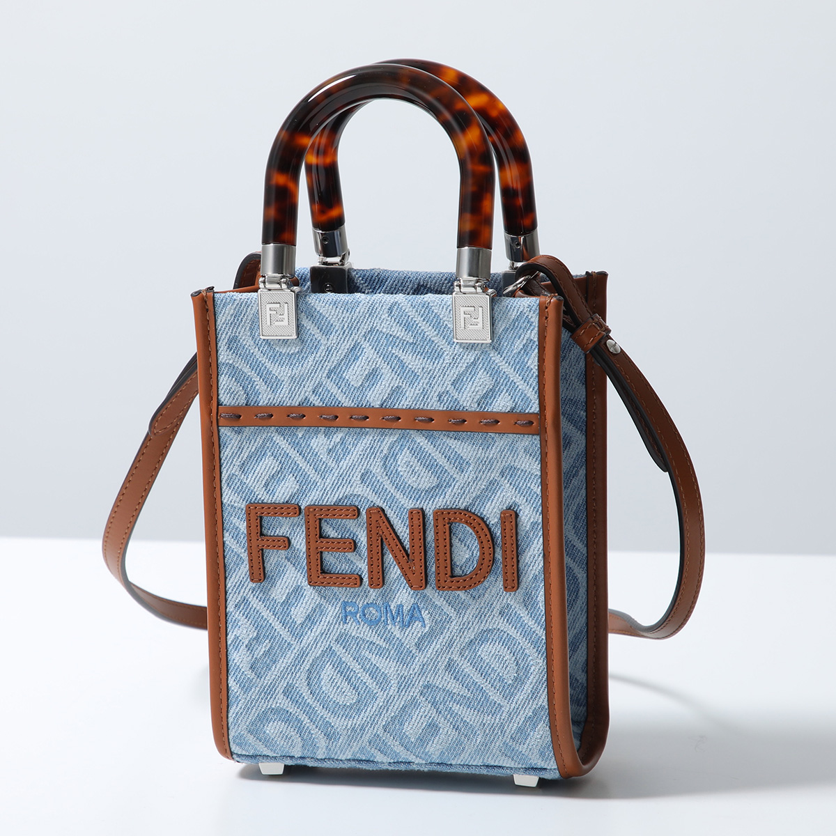 フェンディ　FENDI ズッカ柄　セミショルダー　ハンドバッグ 楽天市場】【バッグ】FENDI フェンディ ズッカ柄 セミショルダー ワン