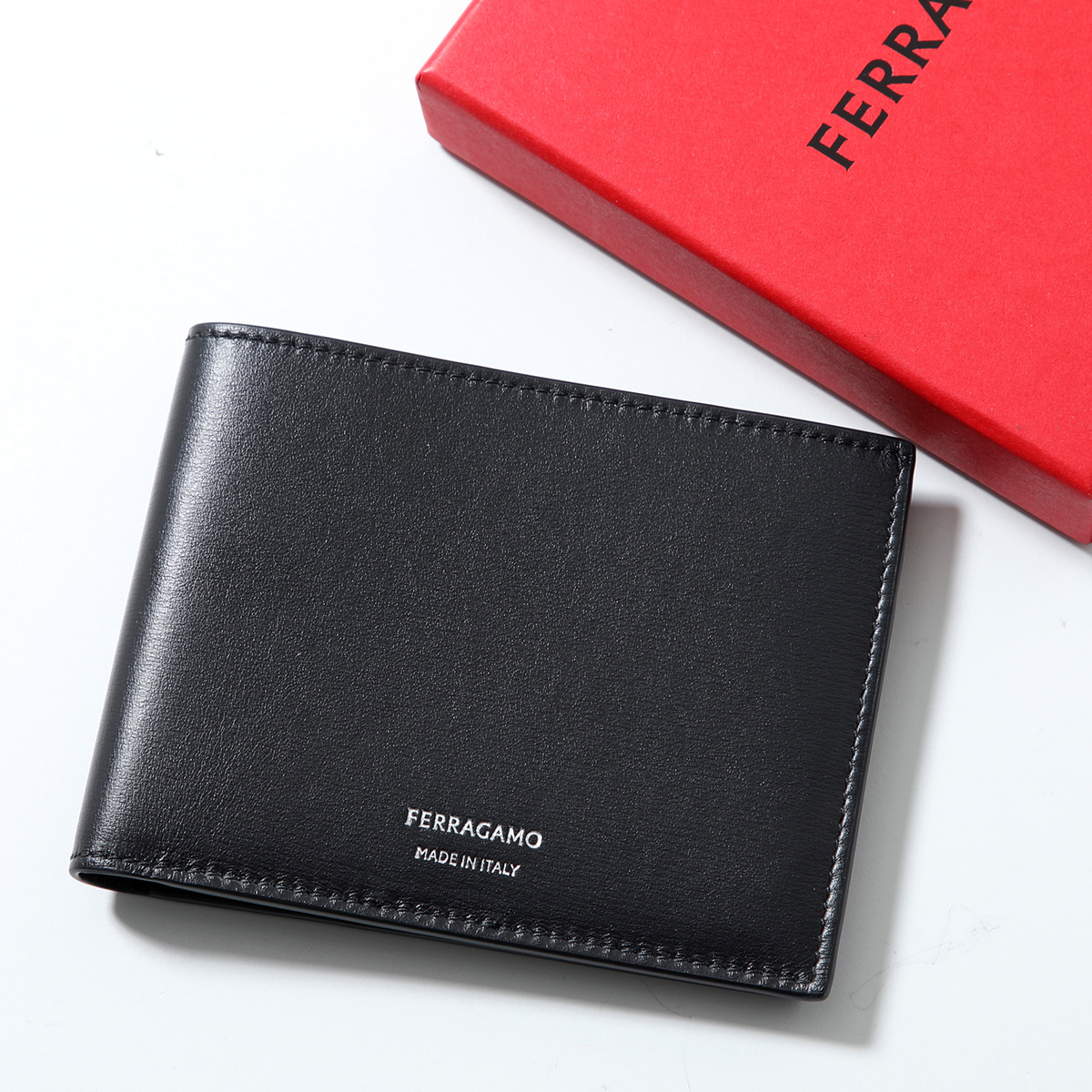 FERRAGAMO（フェラガモ） 二つ折り財布 66 1325 770089 メンズ レザー