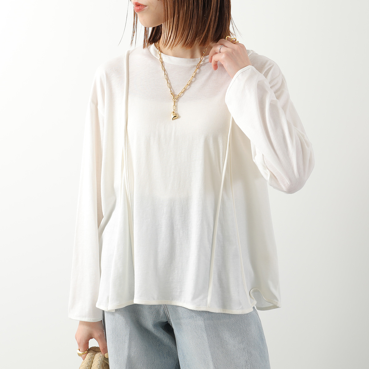 baserange  カットソー Baserange: Off-White Pama Long Sleeve Tee | SSENSE
