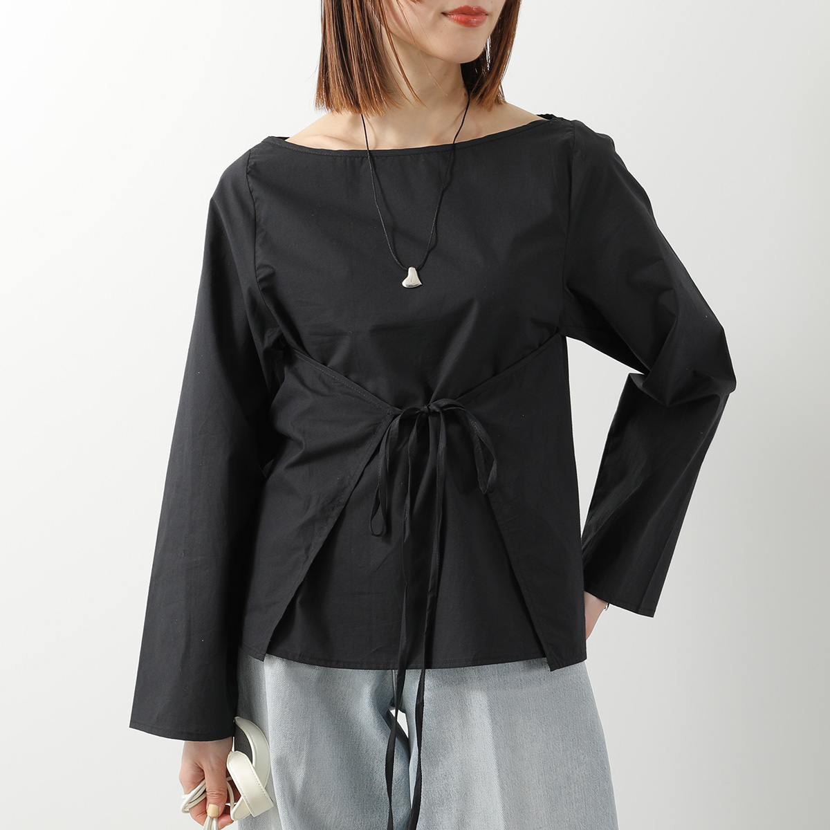 BASERANGE（ベースレンジ） ブラウス DECTI LONG SLEEVE TOP TSDLS PO