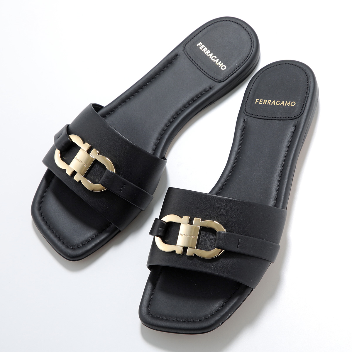 Salvatore Ferragamo レザーサンダル　フェラガモ FERRAGAMO（フェラガモ） コンフォートサンダル M COLLY JCQ 775573