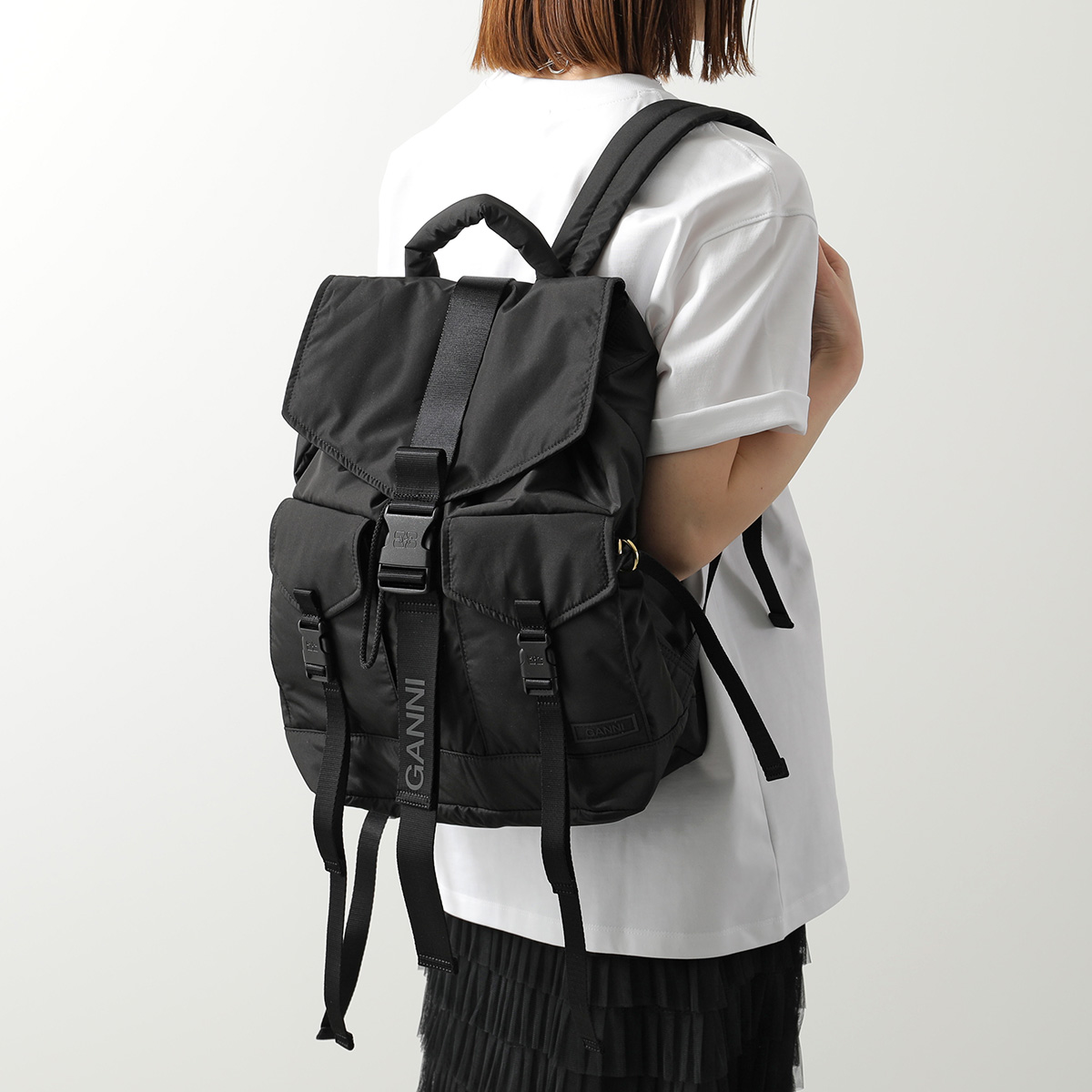 【新品未使用】GANNI/ガニー Recycled Tech Backpack GANNI（ガニー） バックパック Recycled Tech Backpack A4755