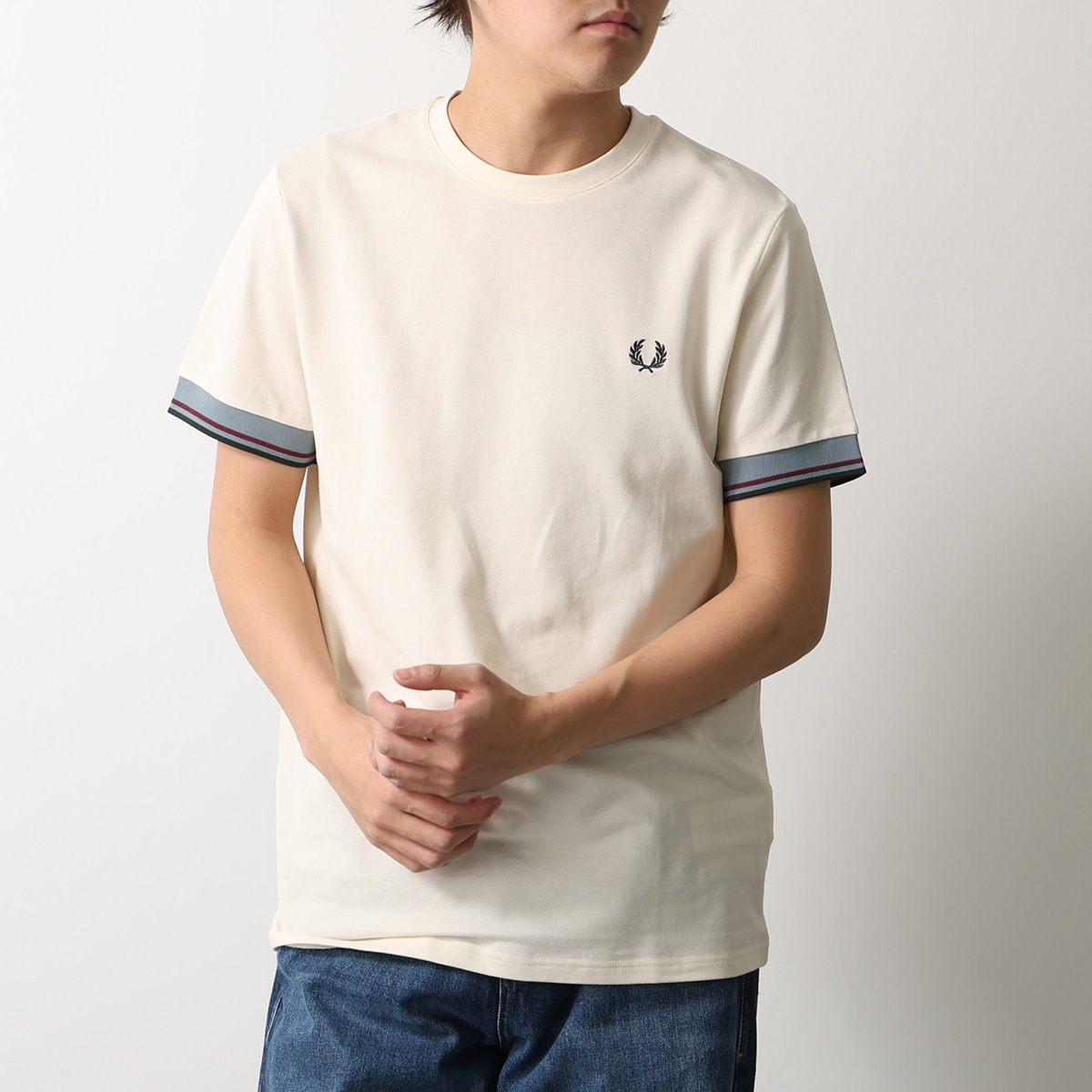 FRED PERRY（フレッドペリー） Tシャツ Twin Tipped Cuff T-Shirt
