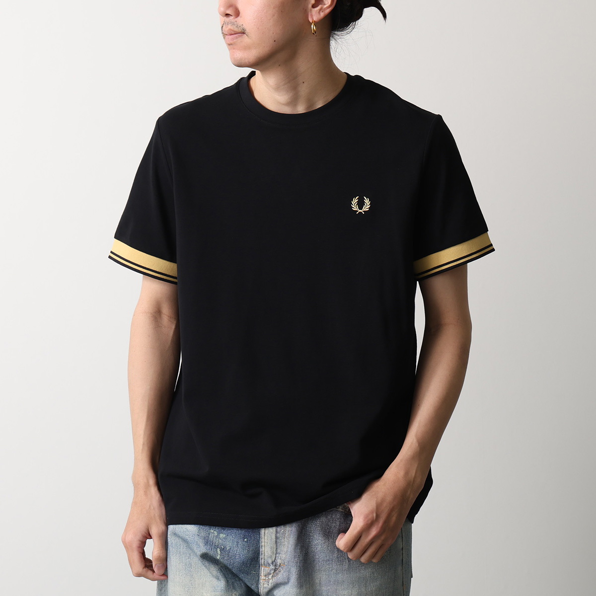 FRED PERRY（フレッドペリー） Tシャツ Twin Tipped Cuff T-Shirt