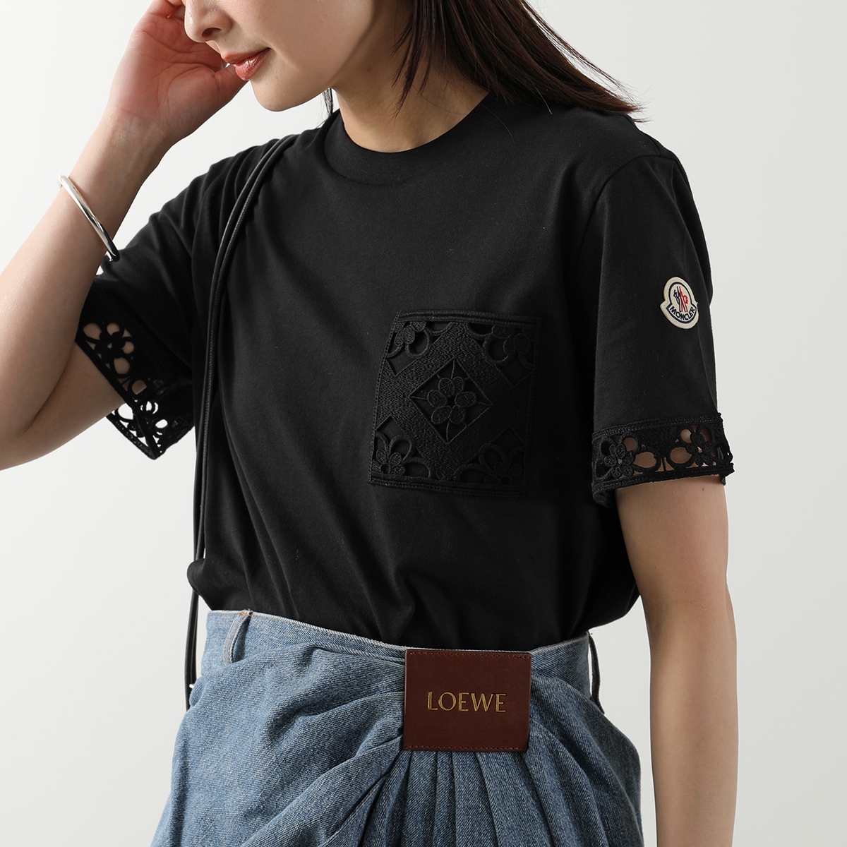 マロンチョコ MONCLER モンクレール tシャツ 半袖 レディース MONCLER（モンクレール） Tシャツ 8C00025 89AUO レディース 半袖