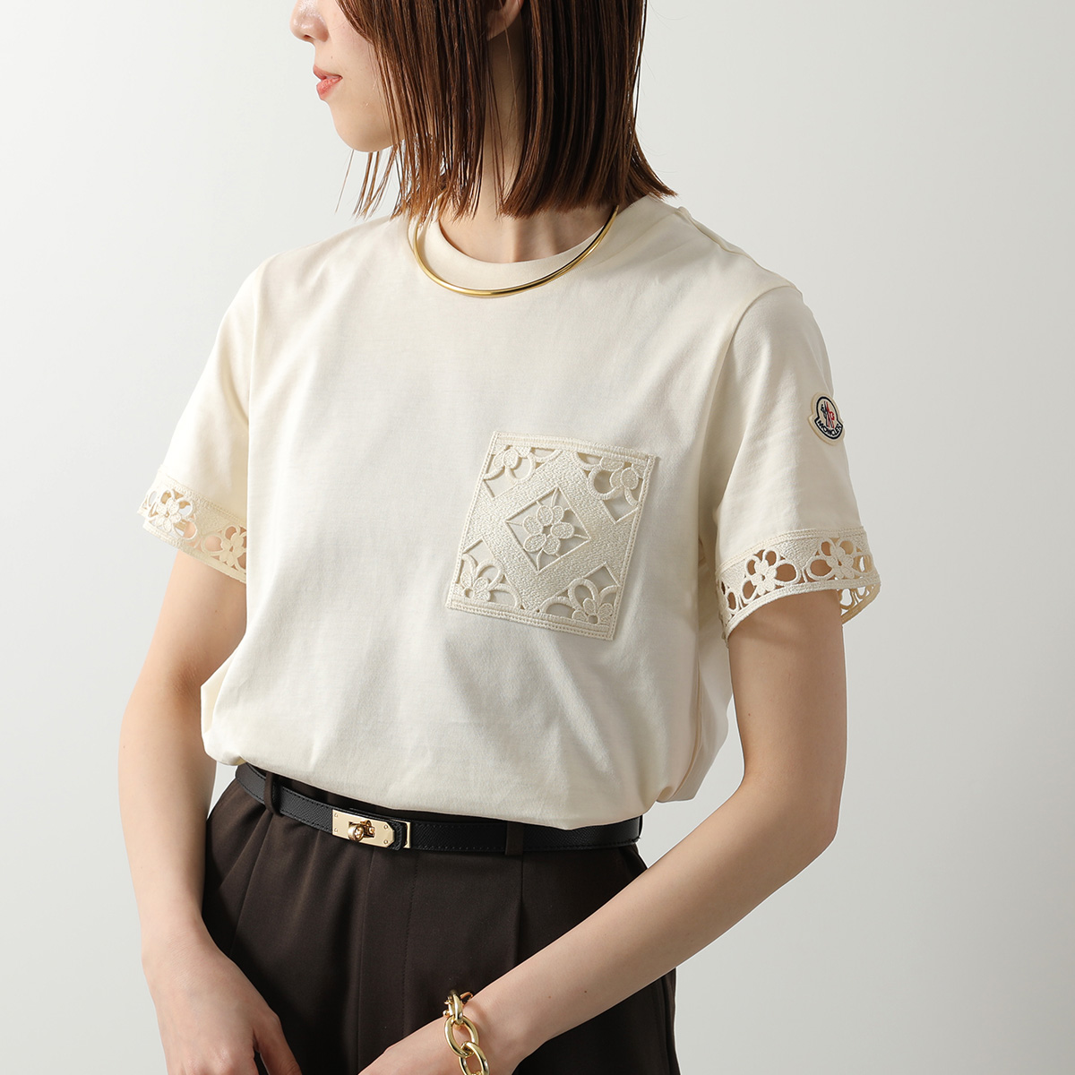 MONCLER(モンクレール) Tシャツ 8C00025 89AUO レディース 半袖 MONCLER(モンクレール) Tシャツ 8C00025 89AUO レディース 半袖