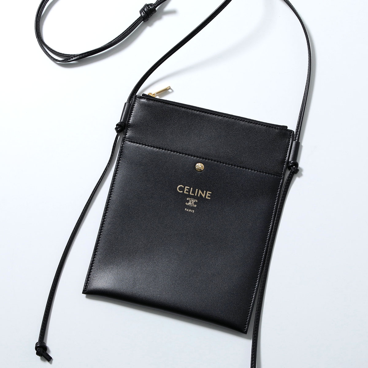 セリーヌ CELINE ショルダーバッグ トリオンフ金具 袋・鏡付き CELINE（セリーヌ） ショルダーバッグ SHARP POUCH シャープポーチ