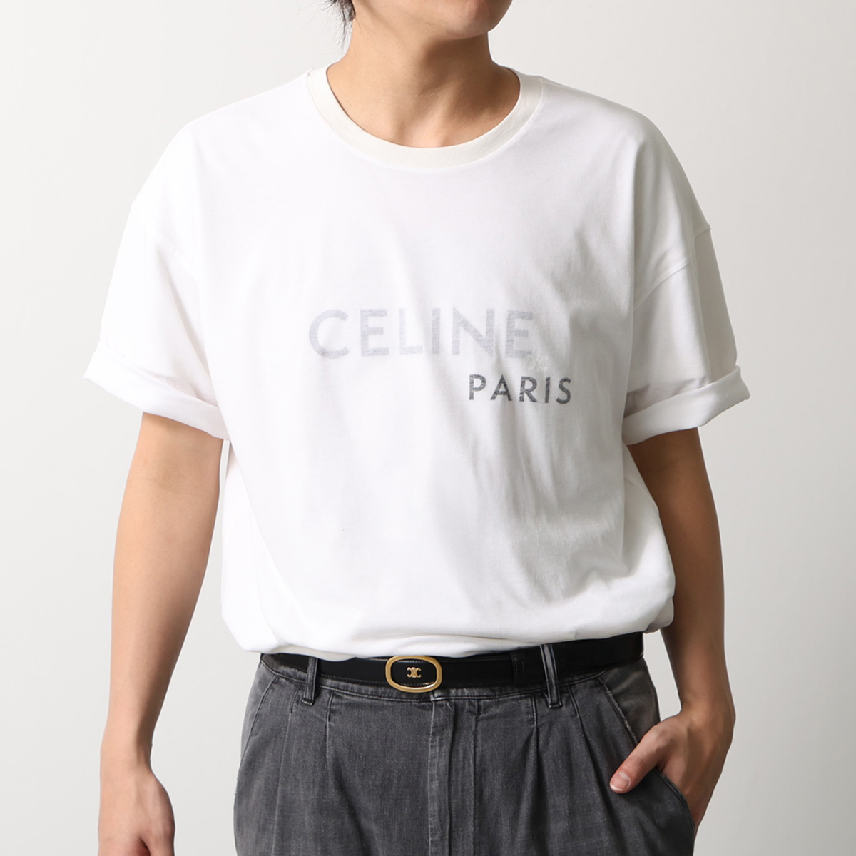 CELINE（セリーヌ） Tシャツ RX0DT0F17.01OB メンズ 半袖 カットソー