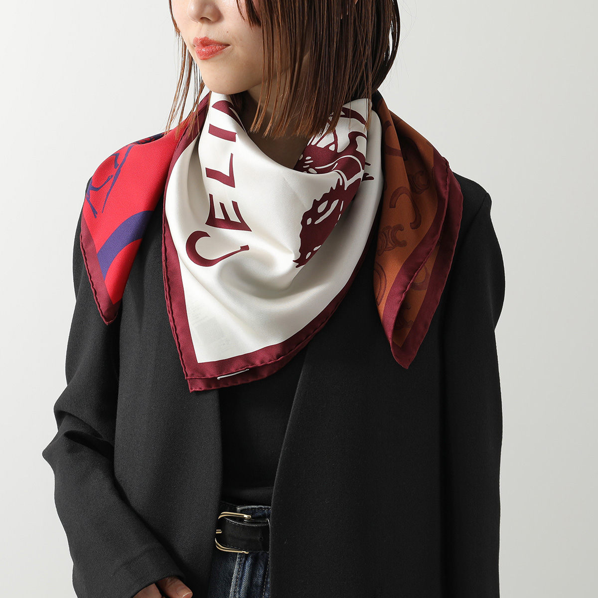 CELINE（セリーヌ） スカーフ 2AW902Q32.GGO0 2AW902Q32.GGN8