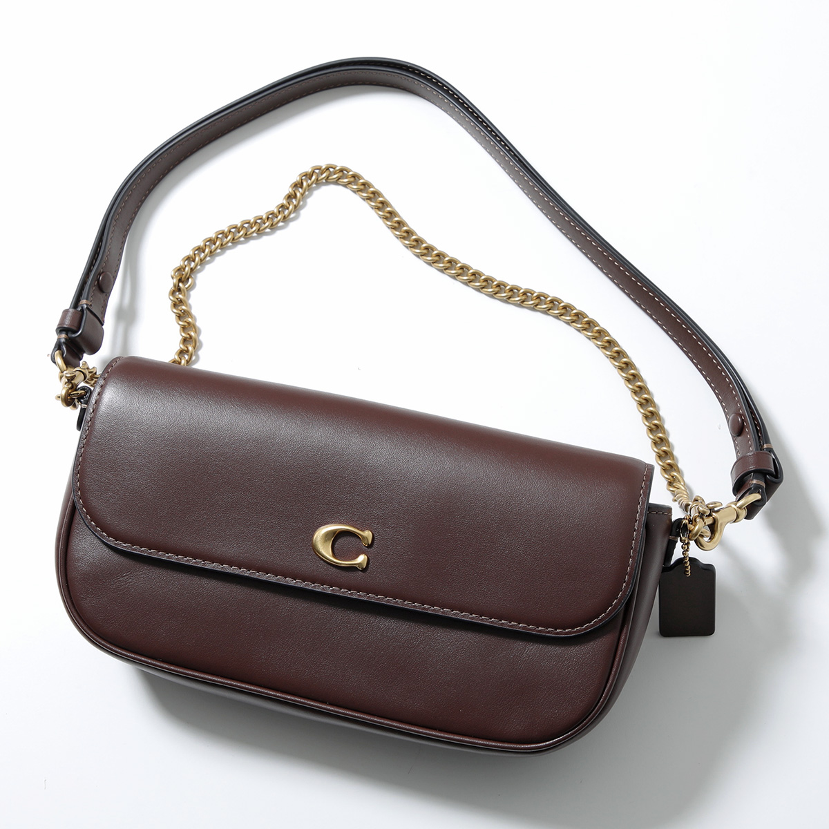 COACH（コーチ） ショルダーバッグ LEAT BRK FLP CHN BAG ブルック