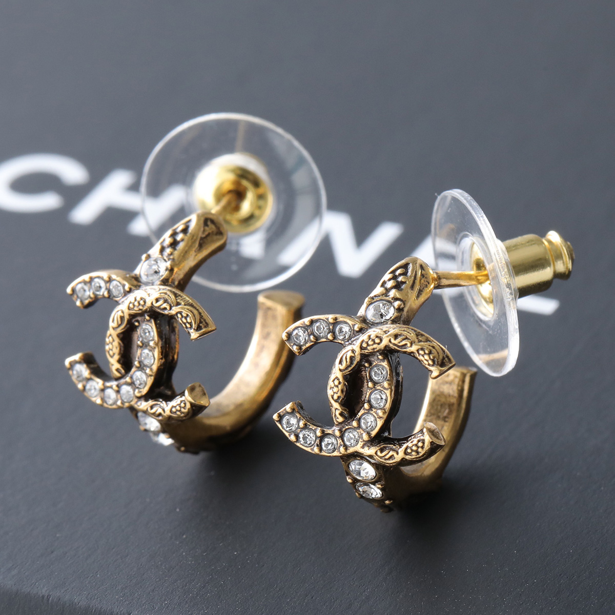 CHANEL（シャネル） フープピアス ABD848 B17147 レディース ココ