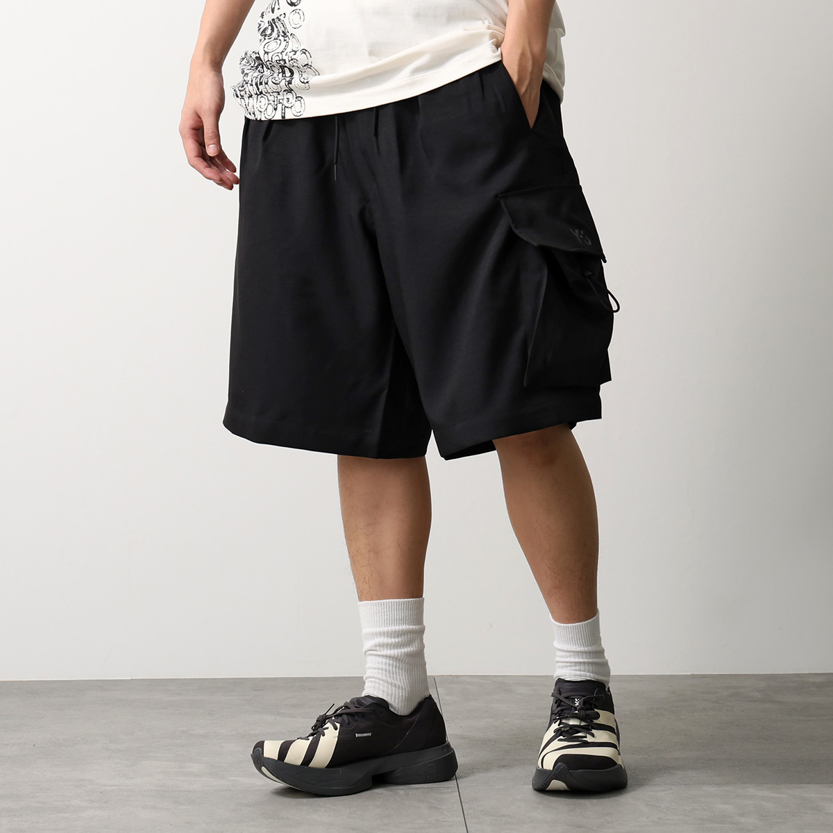 Y-3 ワイスリー ハーフパンツ SU CARGO SHORTS KS7652 メンズ スポーツ Y-3 ワイスリー ハーフパンツ SU CARGO SHORTS KS7652 メンズ スポーツ