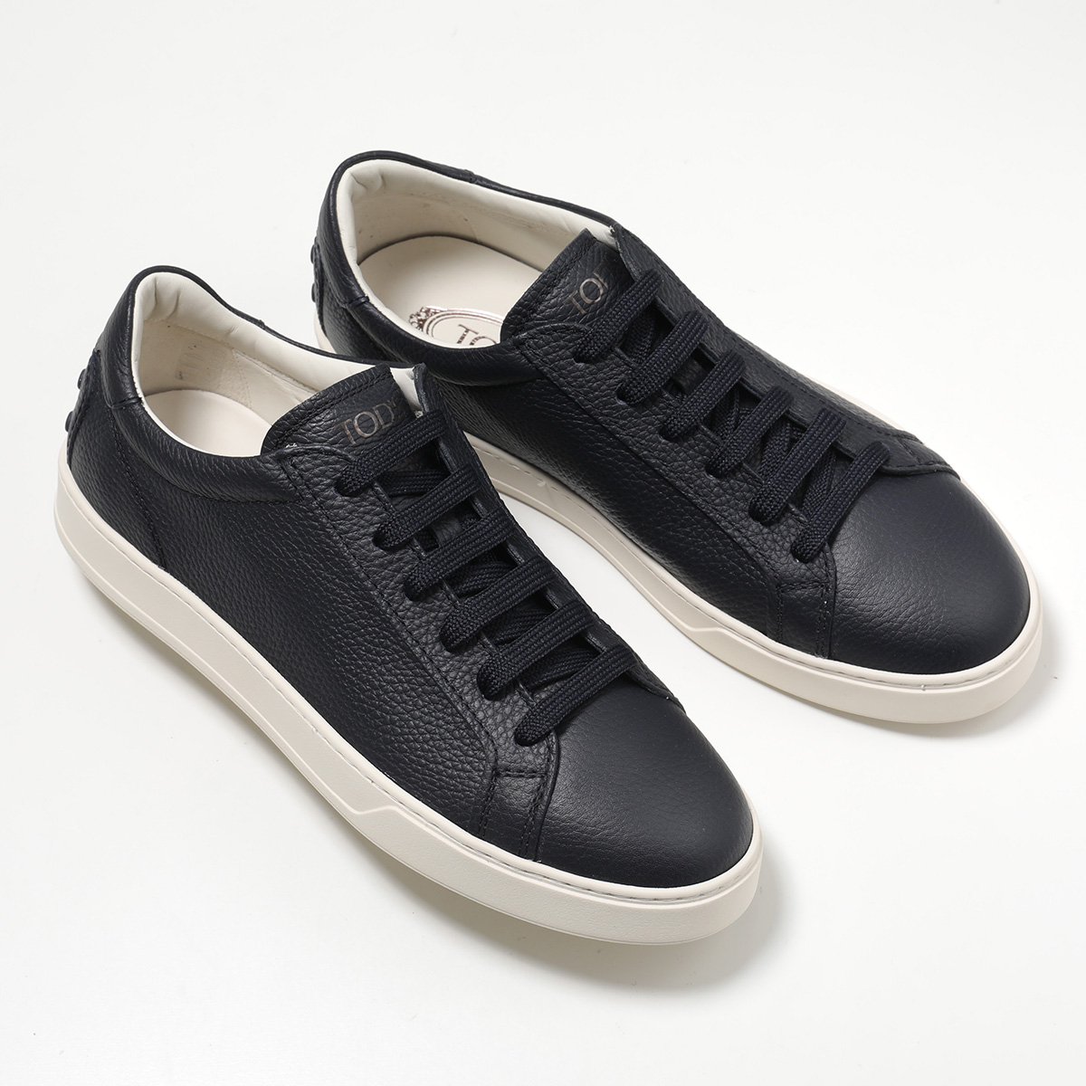 TODS トッズ スニーカー XXM04L0HZ40EK0 メンズ ローカット レザー 2.5cm シューズ 靴 U801/BLU XXM04L0HZ40EK0U801の画像