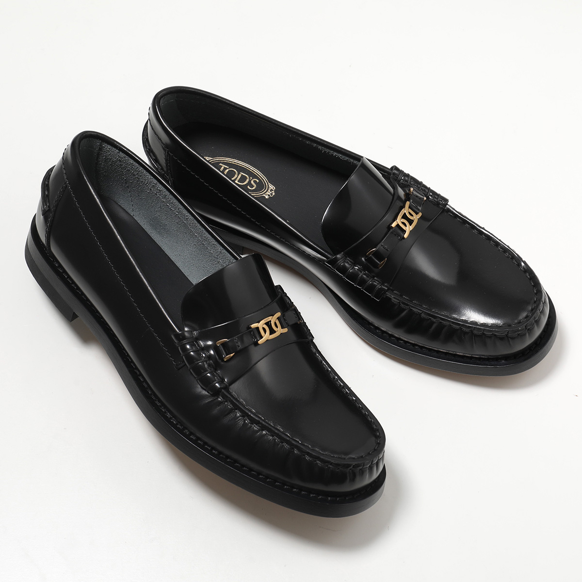 値下げしました★TOD’S レザーローファー　ブラック TOD'S/トッズ_Women通販 | レザー ローファー【送料無料】【店頭受取