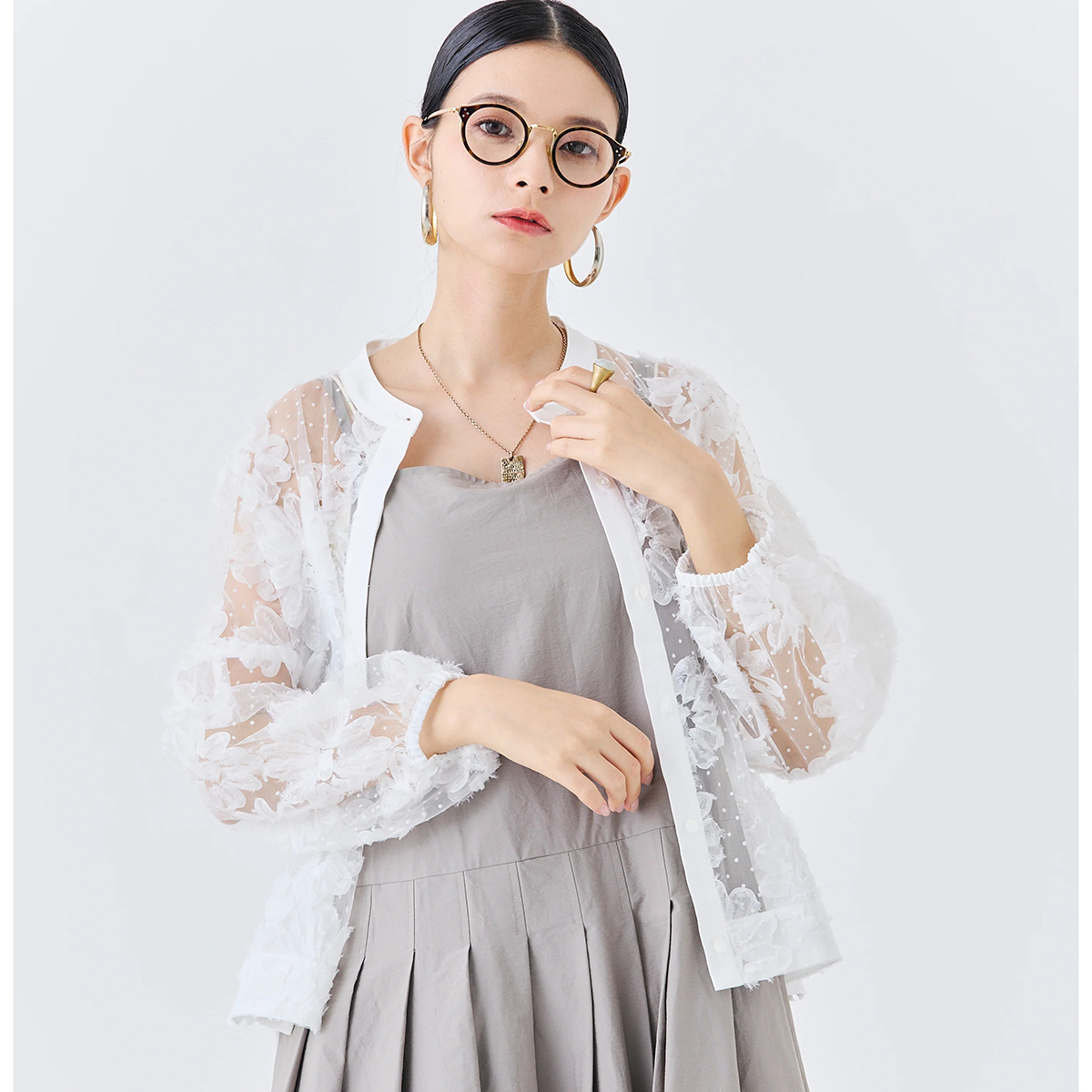 Torrazzo Donna（トラッゾドンナ） ブラウス 6266-339 レディース