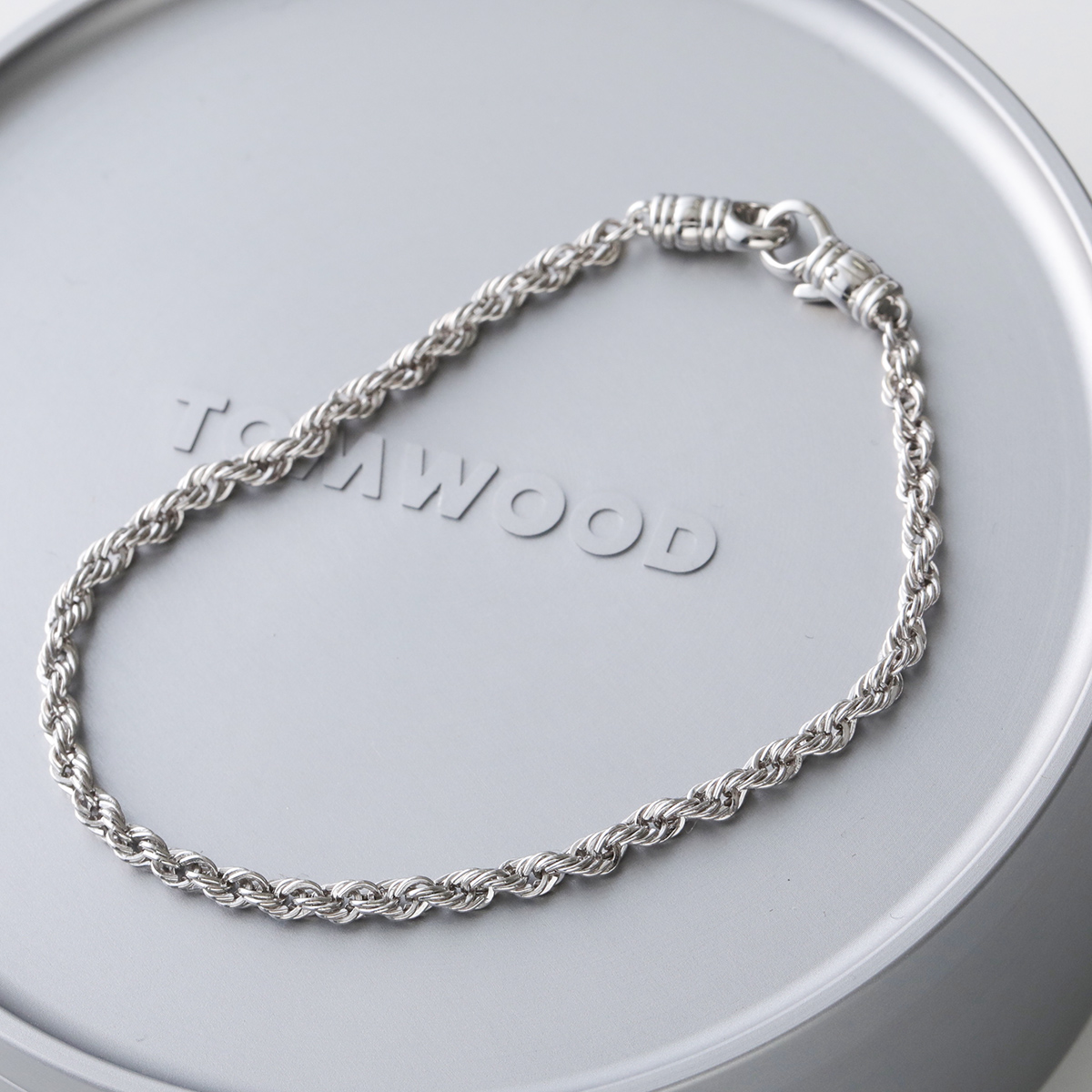 今日までの販売になります！TOMWOODシルバーブレスレット925 TOM WOOD（トムウッド） ブレスレット Rope Bracelet ロープ 101563