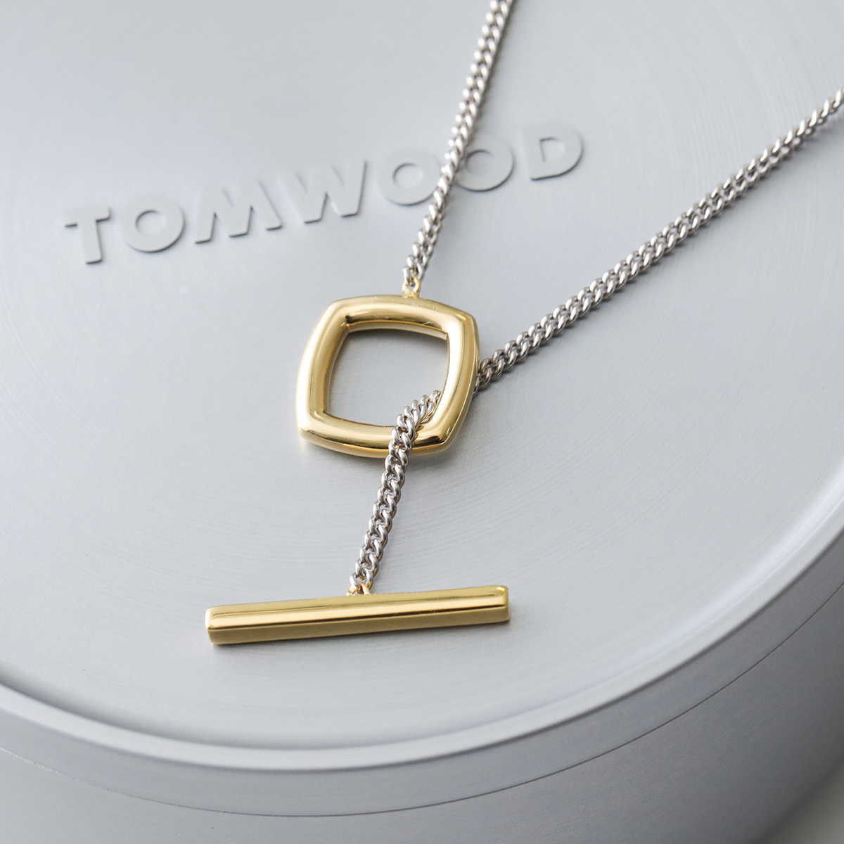 トムウッド　ペンダント&チェーン　まとめ売り TOM WOOD（トムウッド） ネックレス Frame Pendant Duo フレーム
