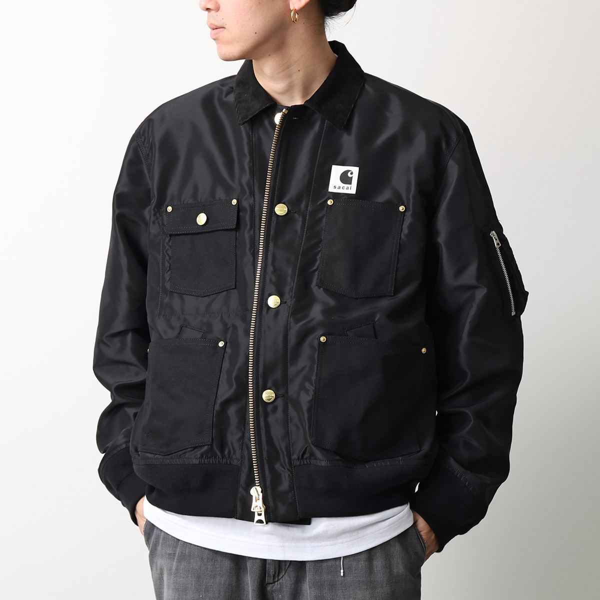 sacai（サカイ） × Carhartt WIP カーハート コラボ ブルゾン Nylon
