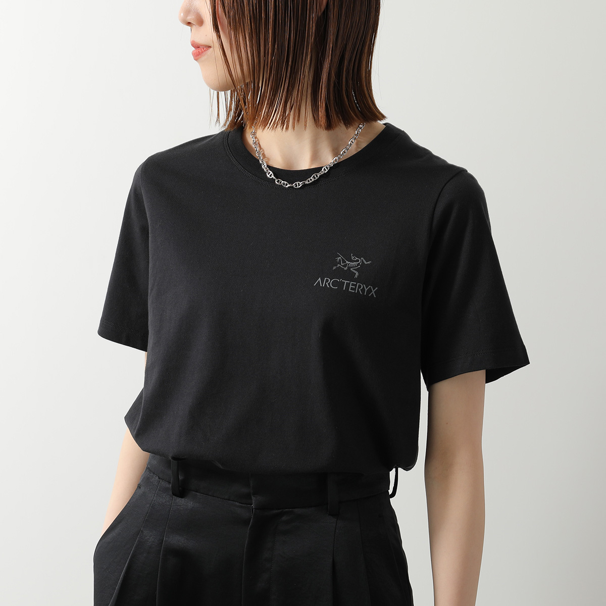 Arc’teryx 立体刺繍Tシャツ ブラック (Lサイズ 新品) ARC'TERYX（アークテリクス） Tシャツ Kragg SL Cotton Emblem Crew SS