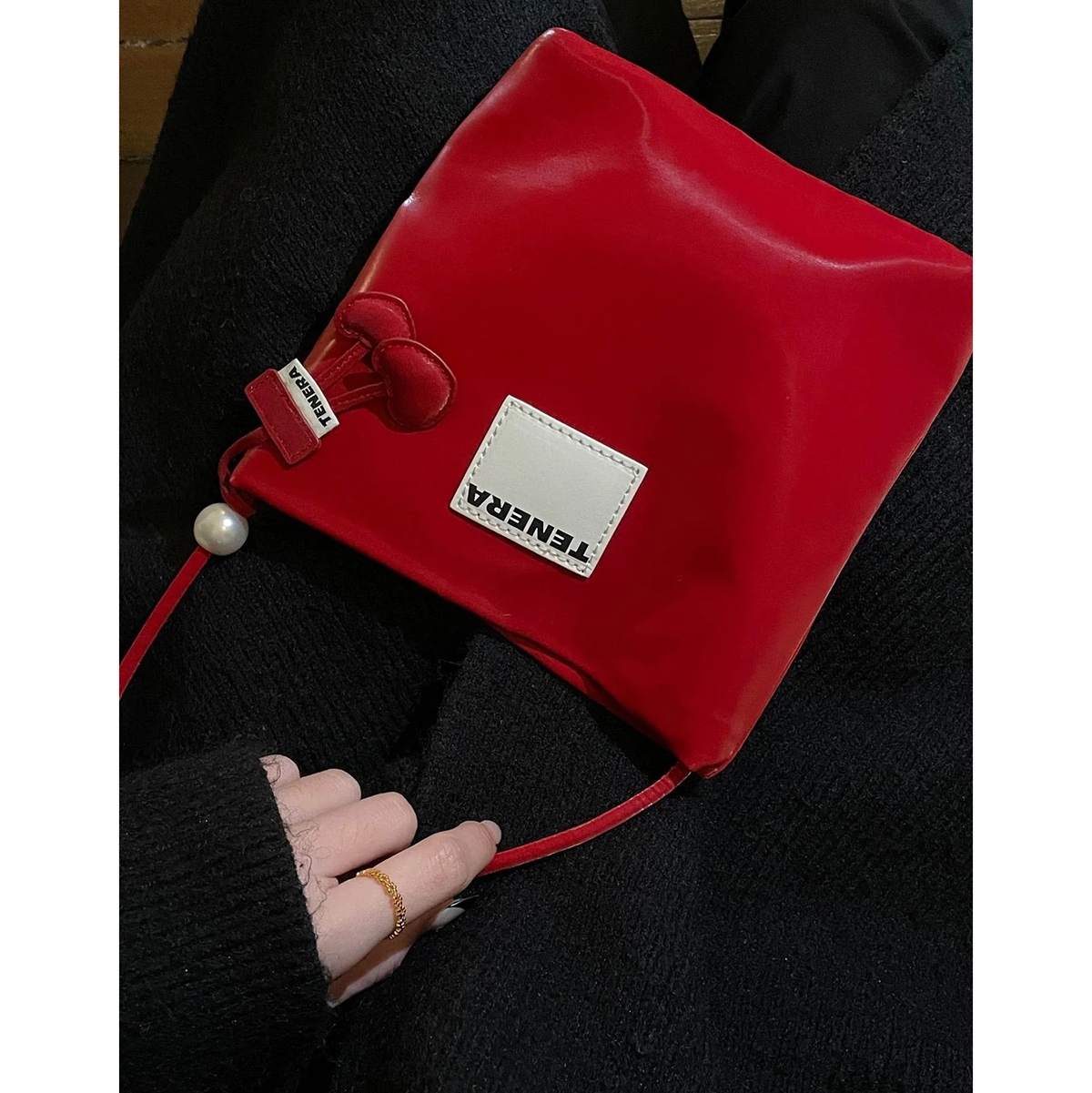 TENERA テネラ ハンドバッグ Pearl Bag パールバッグ レディース