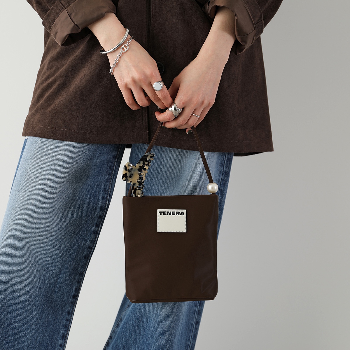 TENERA テネラ ハンドバッグ Pearl Bag パールバッグ レディース