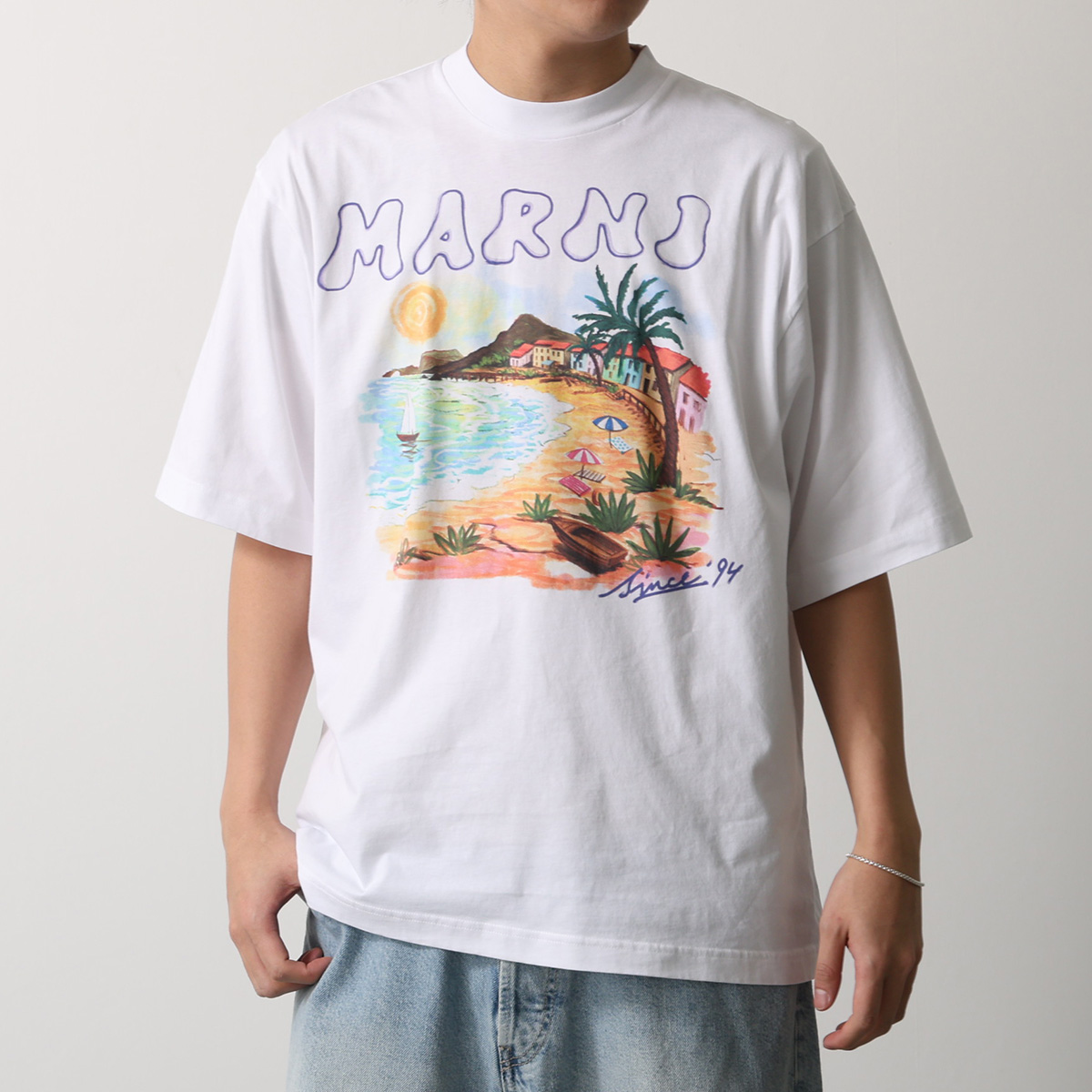 MARNI（マルニ） Tシャツ HUMU02234P USCZ06 メンズ 半袖 カットソー