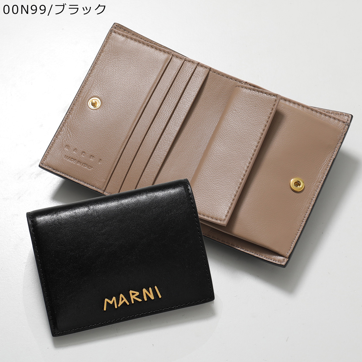 MARNI（マルニ） 二つ折り財布 PFMOQ14Q16 P8914 レディース レザー