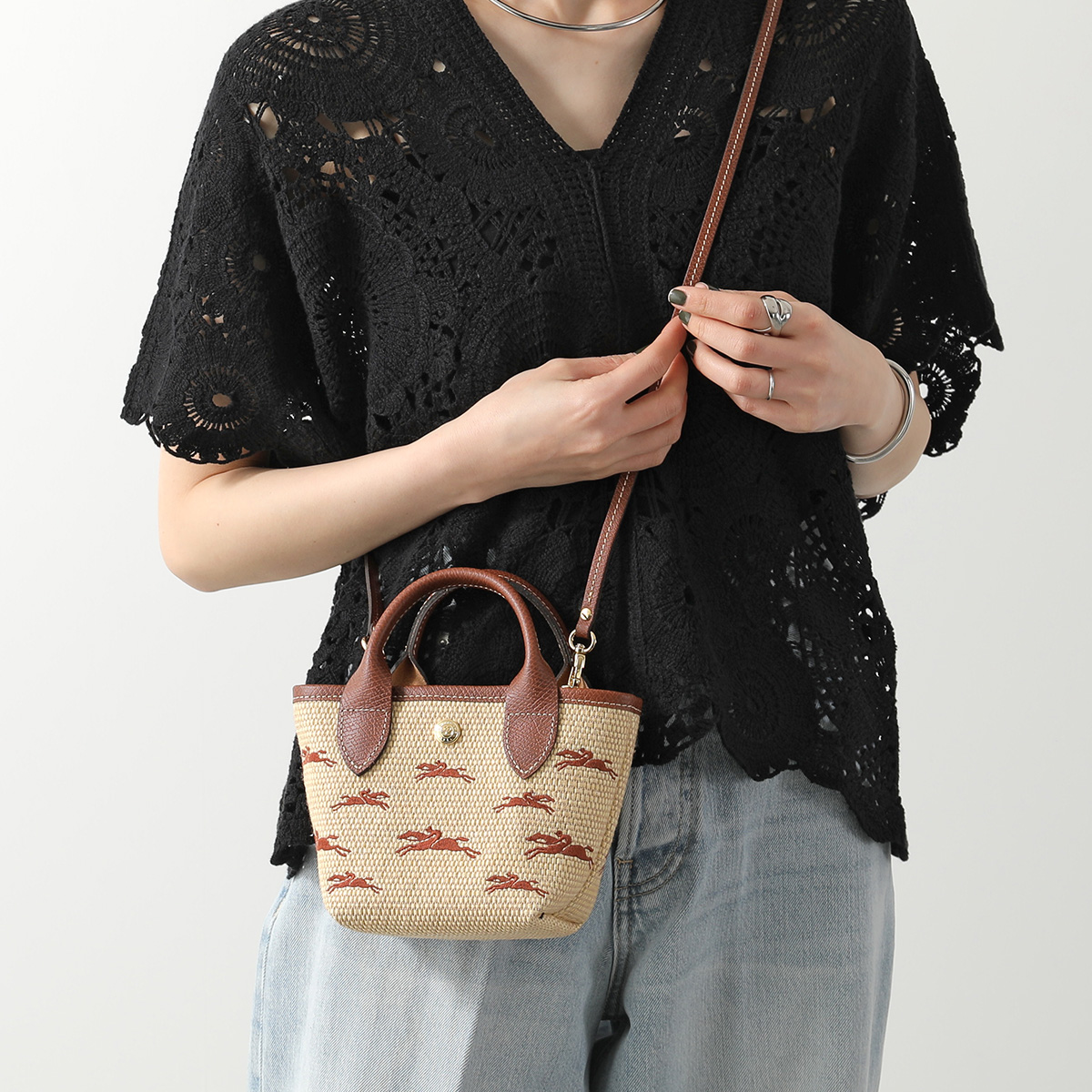 LONGCHAMP（ロンシャン） ショルダーバッグ LE PANIER PLIAGE パニエ