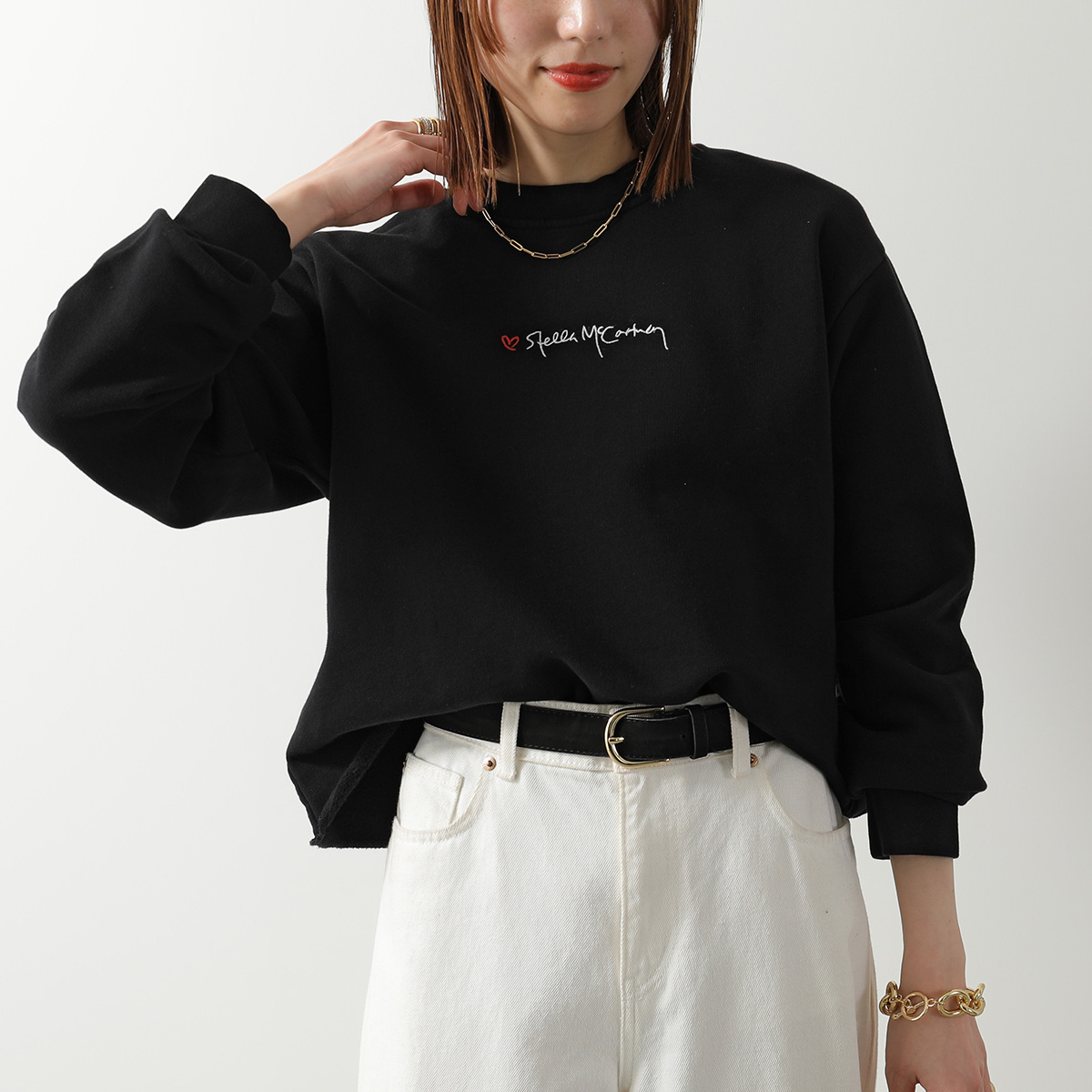 STELLA McCARTNEY KIDS ステラマッカートニー キッズ トレーナー TX4C50 Z0453 レディース ガールズ スウェット 裏起毛 ロゴ刺? 961_1