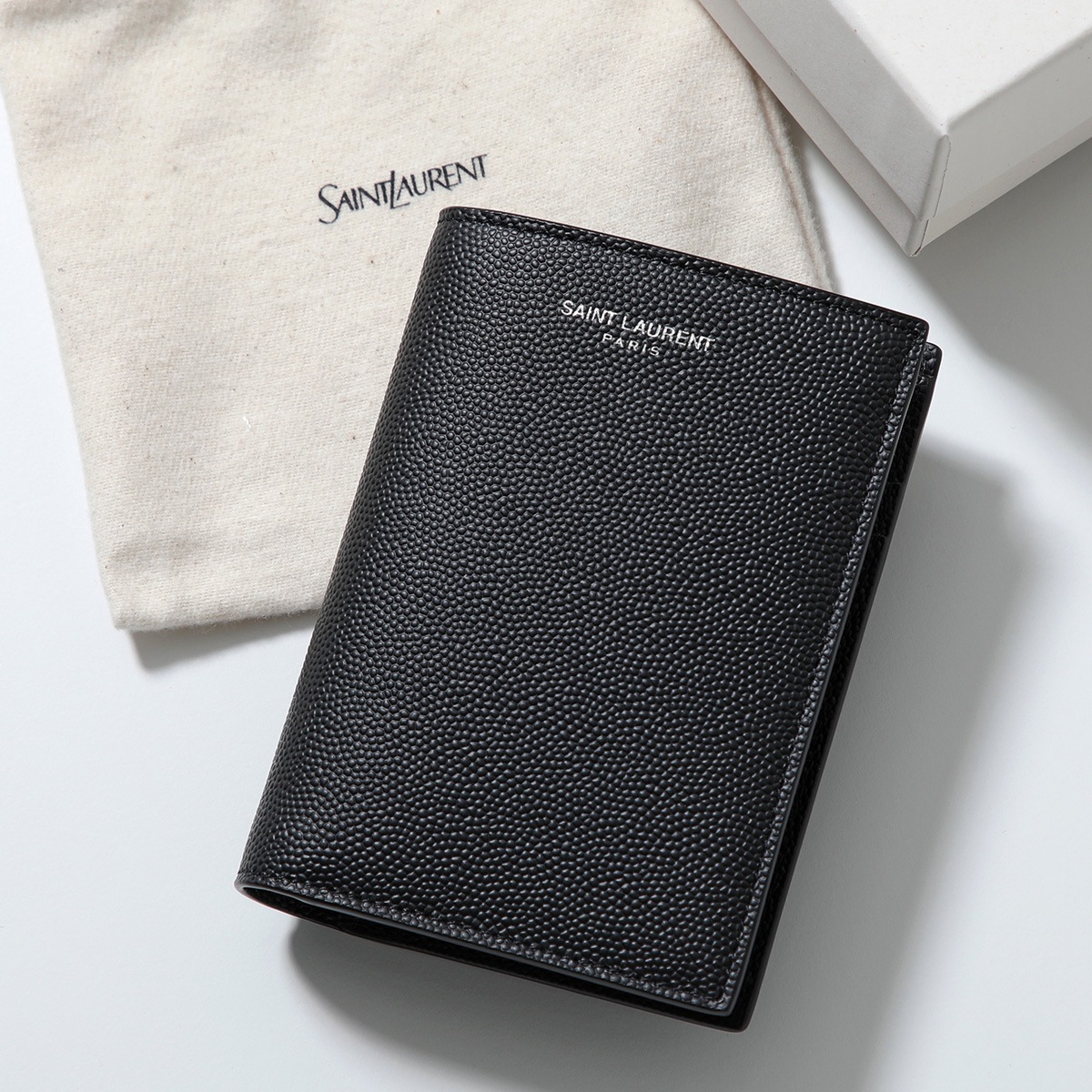 SAINT LAURENT グレー 二つ折り財布 折り財布 サンローラン サンローラン(SAINT LAURENT)サンローラン カサンドラ 二つ折り財布