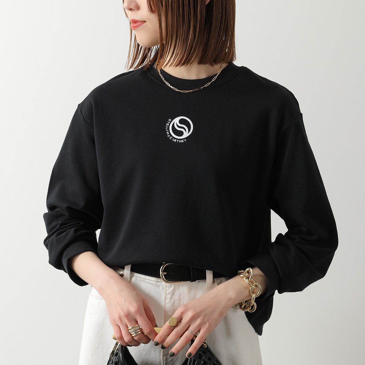 STELLA McCARTNEY KIDS ステラマッカートニー キッズ トレーナー TY4B30 Z3409 レディース ガールズ スウェット コットン ロゴ 930_1