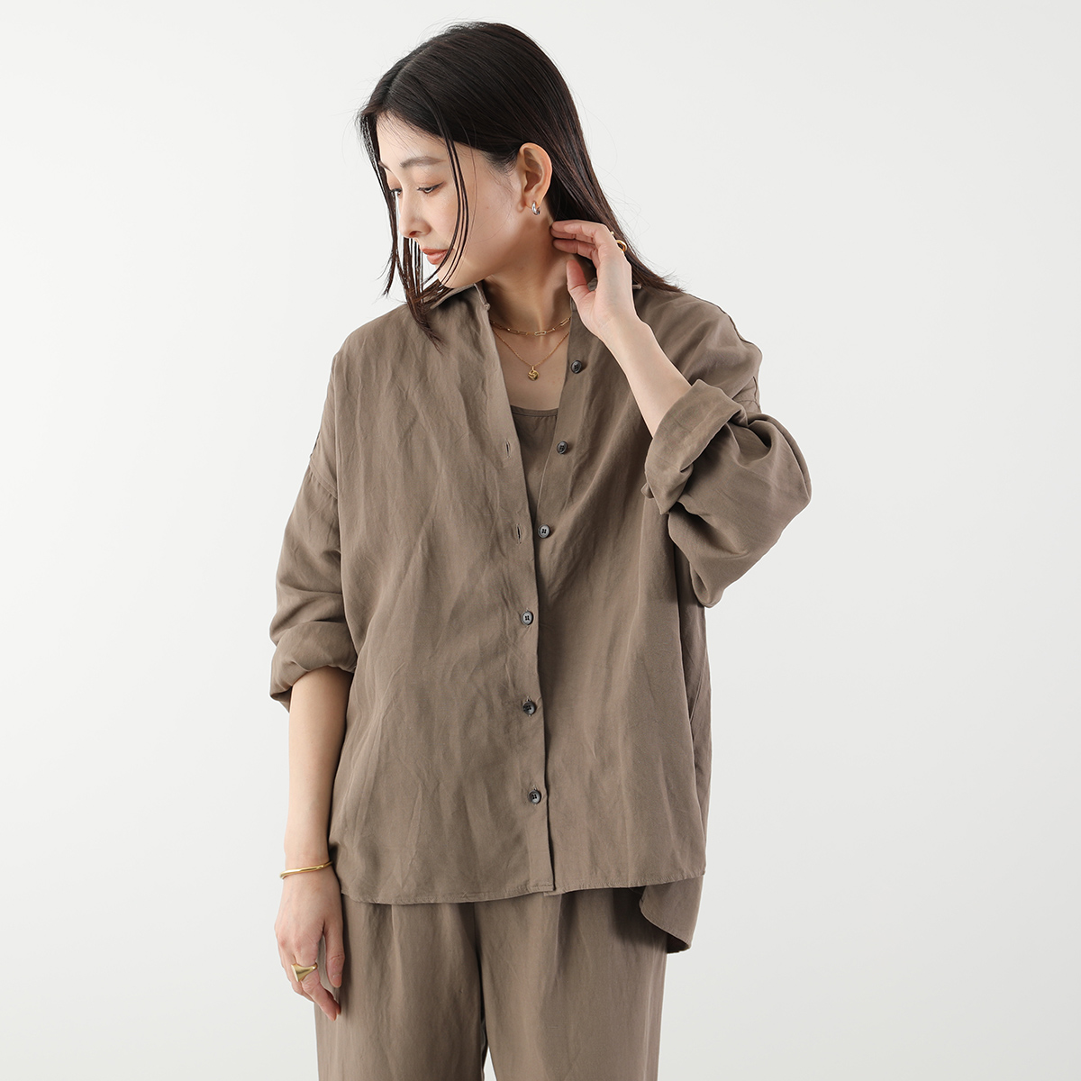 marmors（マルモア） シャツ+タンクトップ wire shirt + tank top
