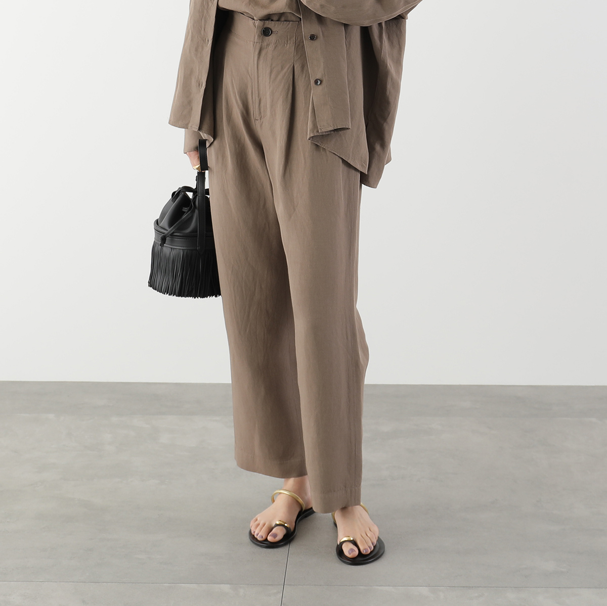 marmors（マルモア） タックパンツ 2tuck easy pants 0226103010
