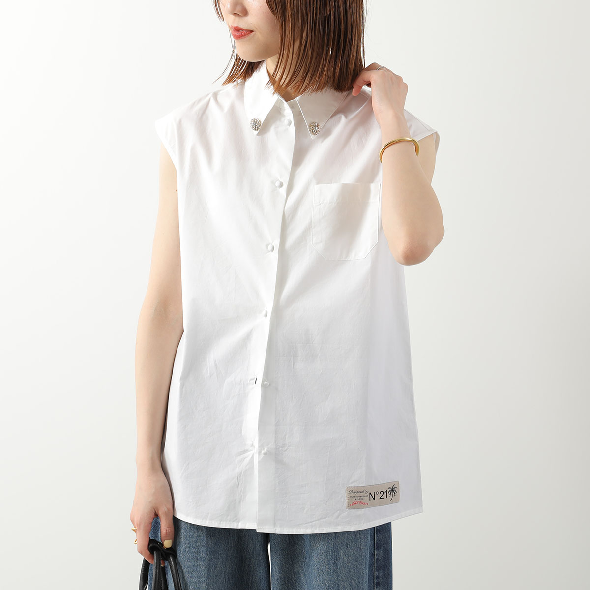 N°21（ヌメロヴェントゥーノ） N°21 KIDS キッズ ブラウス N210AV