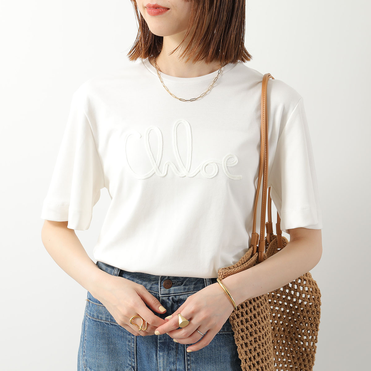 Chloé クロエ ヴィンテージ Tシャツ カットソー レトロ フランス製 XS Chloe（クロエ） Chloe Kids キッズ Tシャツ C20489 レディース