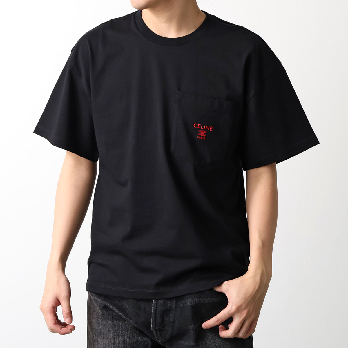 セリーヌ 90s~00s vintage ライン 半袖Tシャツ 橙M*JD335 コメ兵｜セリーヌ CELINE Tシャツ｜CELINE｜メンズファッション