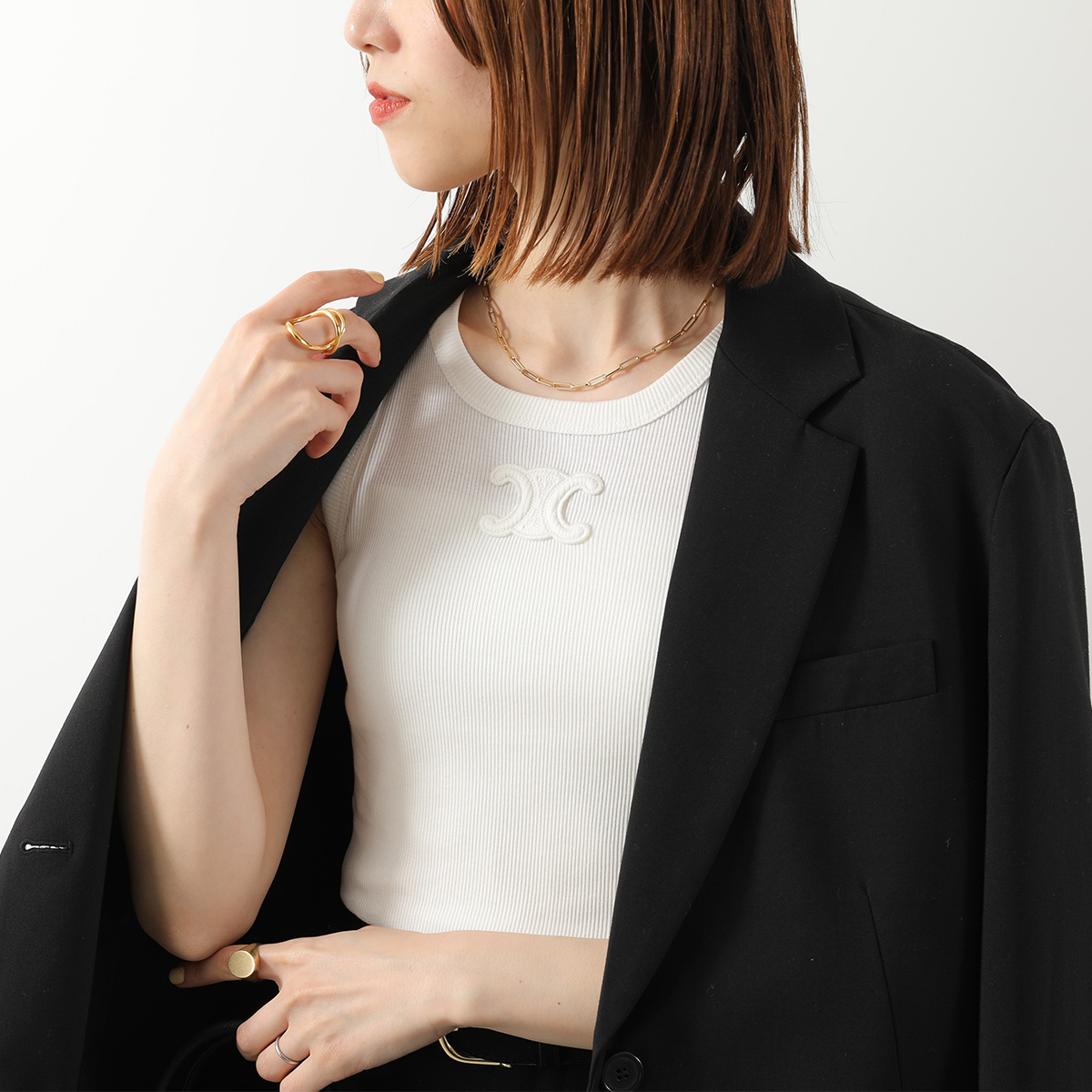 CELINE（セリーヌ） ノースリーブ Triomphe トリオンフ 2X45N2P33.01OW