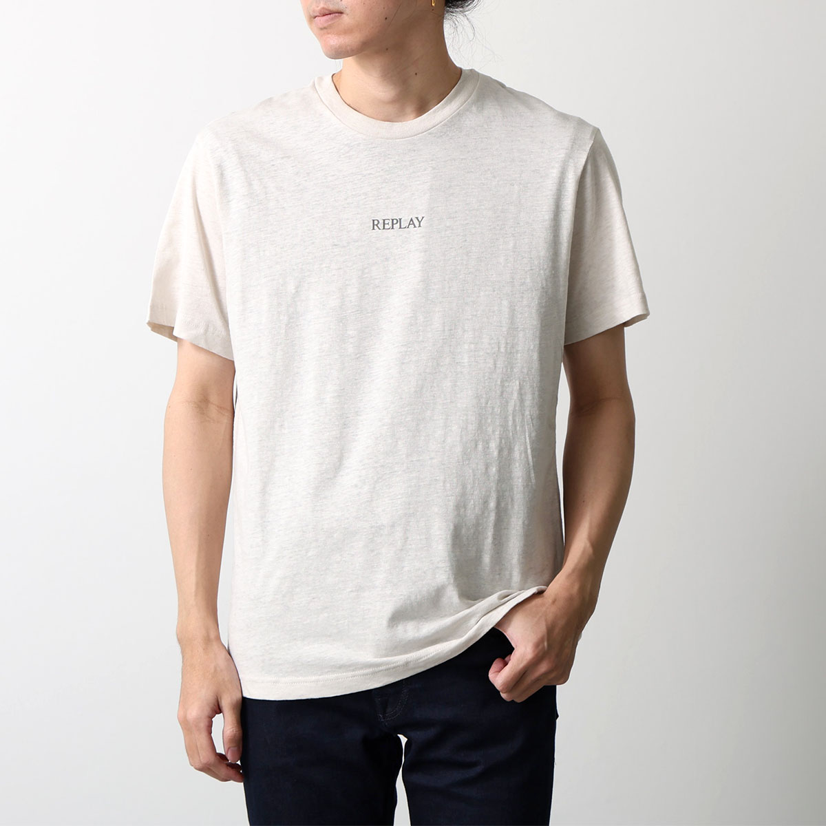 REPLAY（リプレイ） Tシャツ M3403 24038 メンズ 半袖 カットソー 