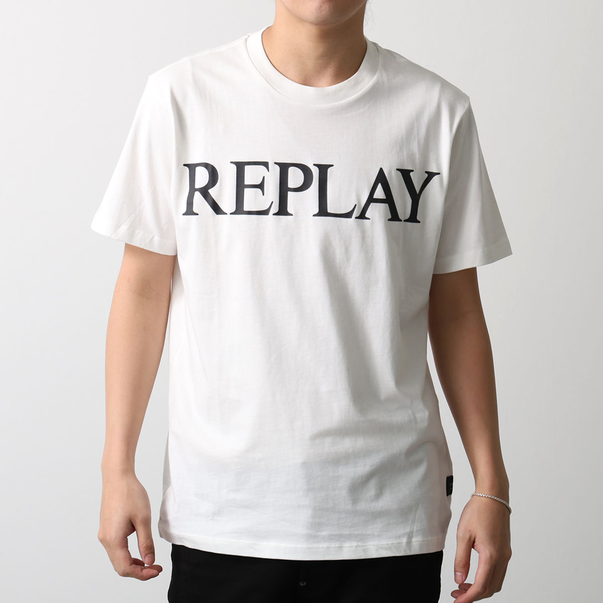 REPLAY（リプレイ） Tシャツ M3099 2660 メンズ カットソー 半袖 ロゴT