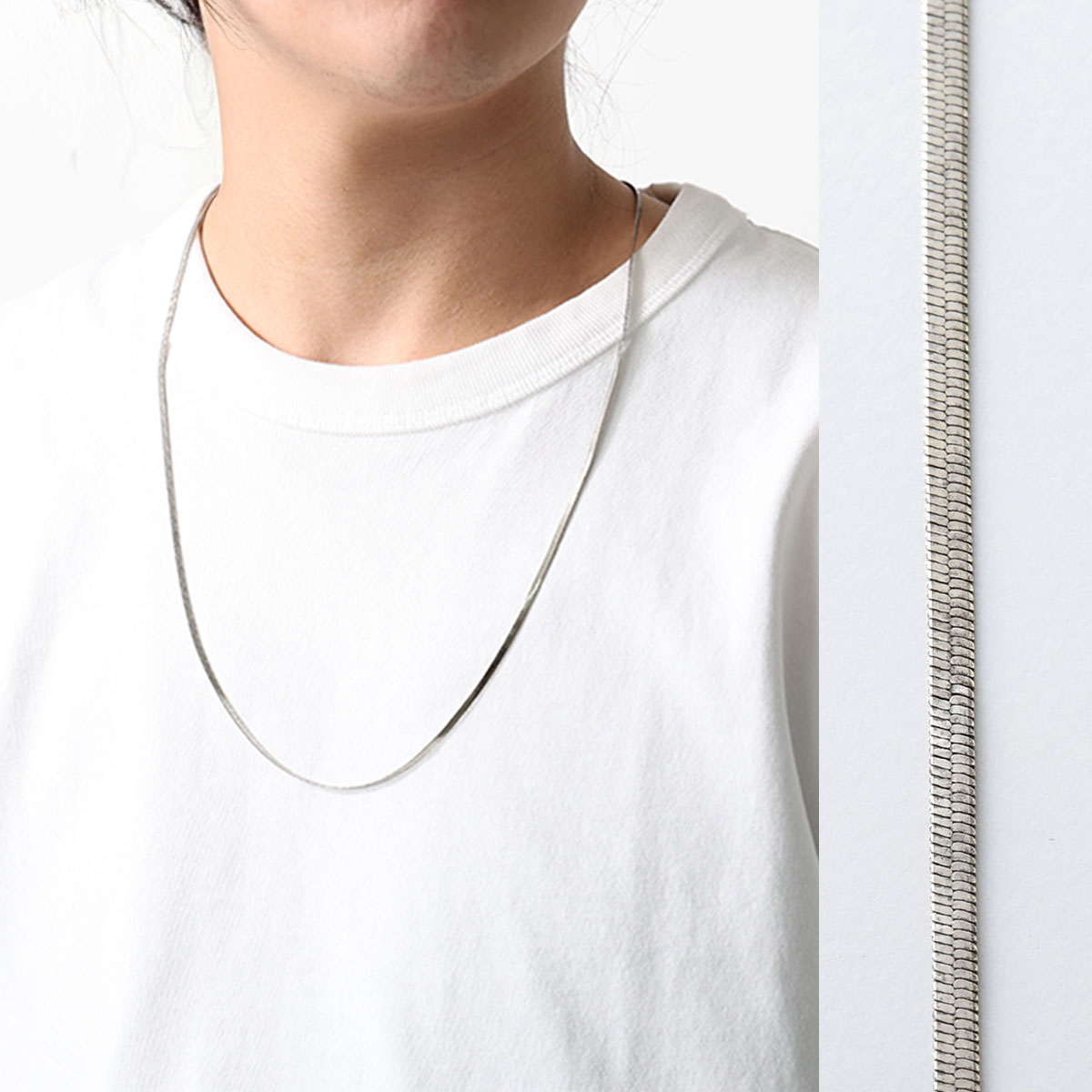SAINT LAURENT サンローラン ネックレス COLLIER CHAINE 9 LON 858902