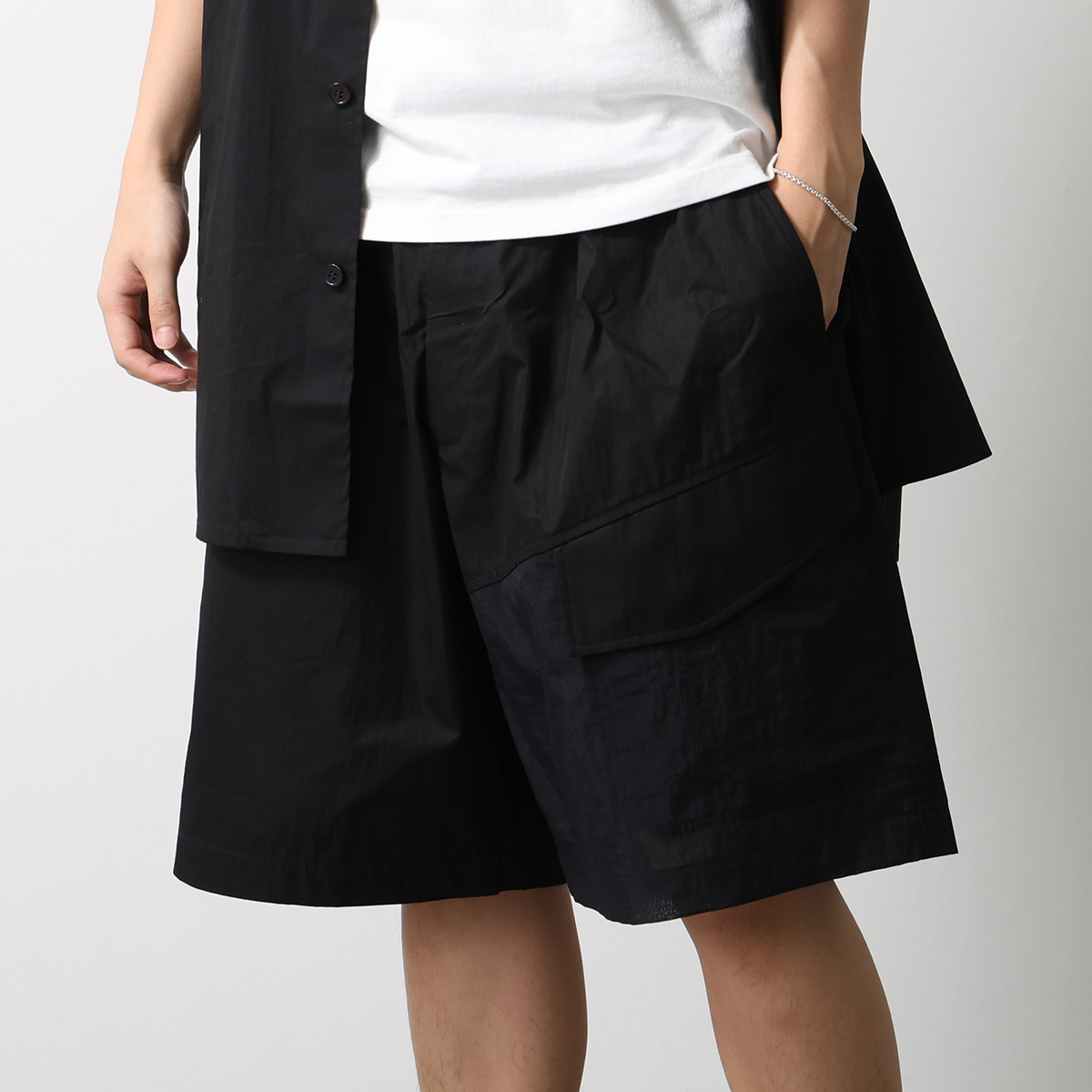 Y-3 ワイスリー　ショーツ　パンツ　L 黒 Y-3 ワイスリー ハーフパンツ UT WIDELEG SHORTS ユーティリティー