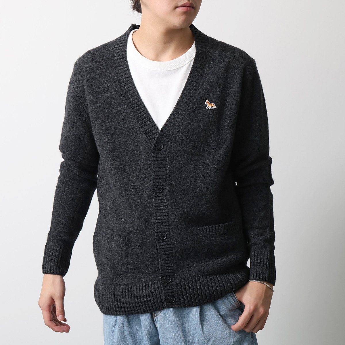 メゾンキツネ maisonkitsuné カーディガン 楽天市場】メゾンキツネ カーディガン MAISON KITSUNE フォックス