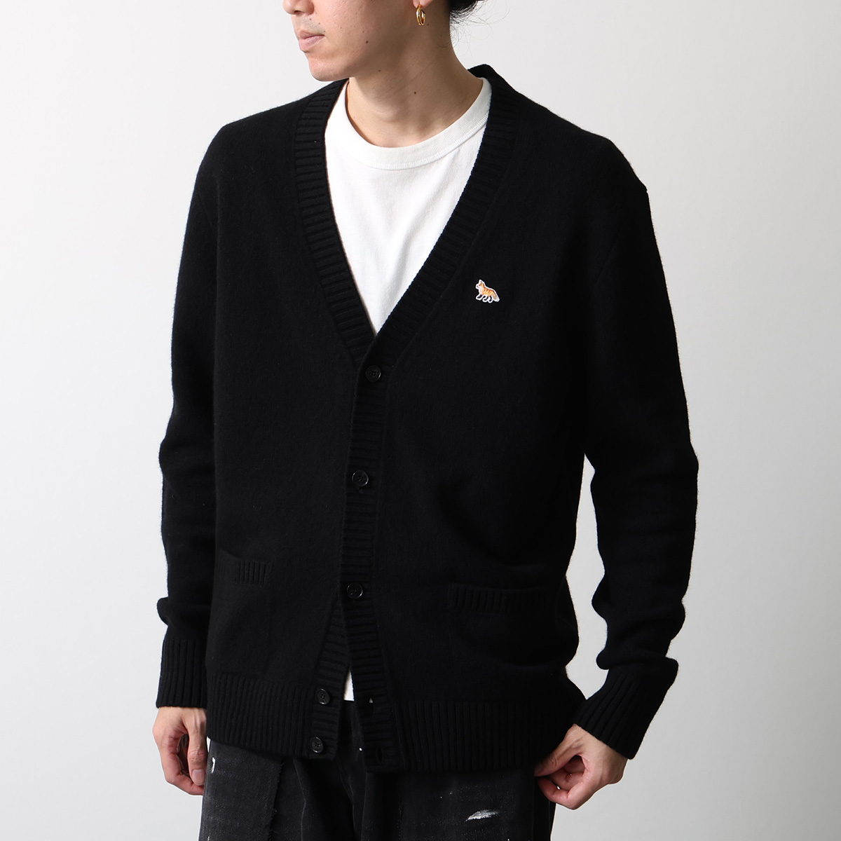 【新品未使用】MAISON KITSUNÉ カーディガンLサイズ 中古・古着通販】maison kitsune (メゾンキツネ) カーディガン マルチ