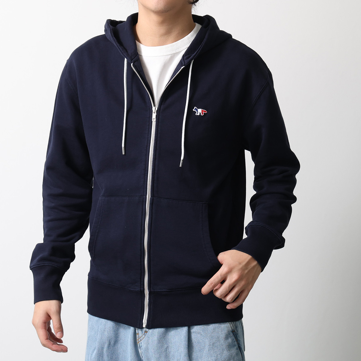 MAISON KITSUNE（メゾン キツネ） ジップパーカー TRICOLOR FOX