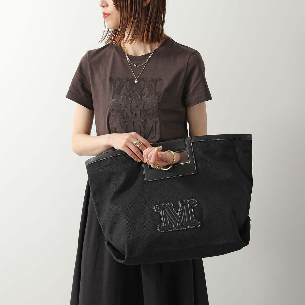 MAX MARA BEACHWEAR マックスマーラ ビーチウェア トートバッグ ECRU