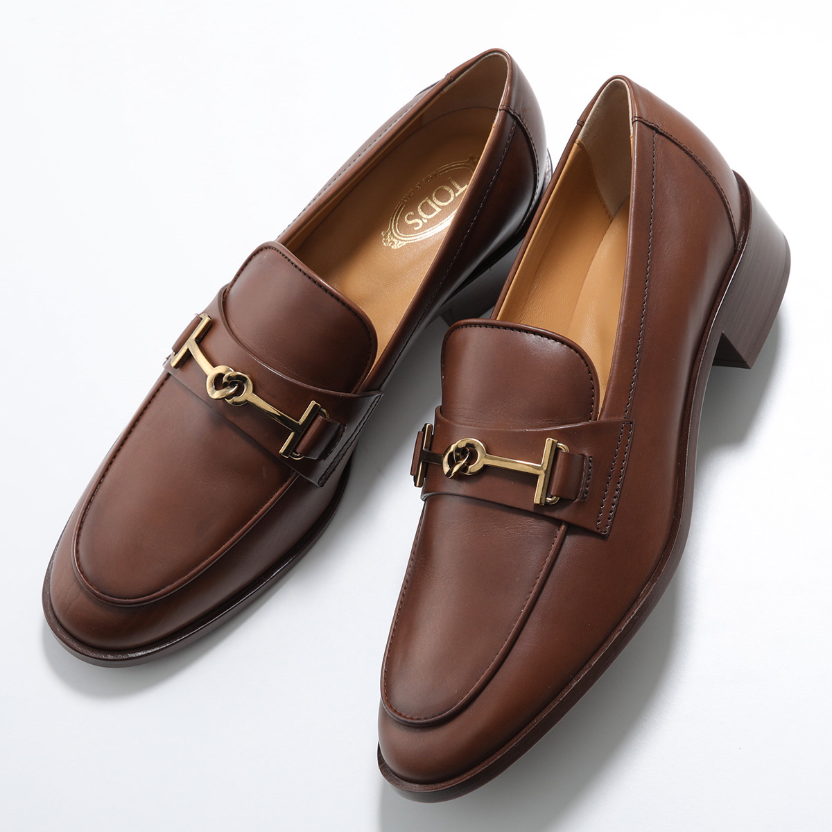 トッズ　ビットローファー　ダークブラウン　スムース　ラバーソール TOD'S（トッズ） TODS ビットローファー XXW28K0HP50NF5 レディース